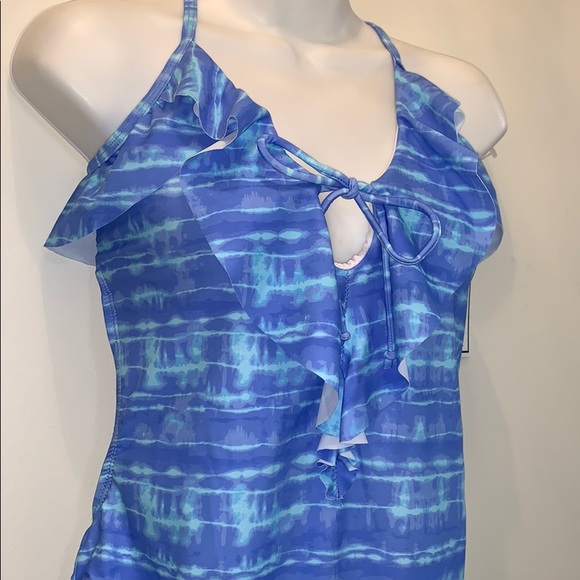 CALIFORNIA SUNSHINE Ruffle 1 pc. Swimsuit - Picture 4 of 10